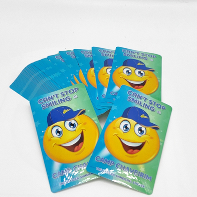 چسب لمینیت براق CMYK دائمی CMYK Die Cut Stickers BOPP