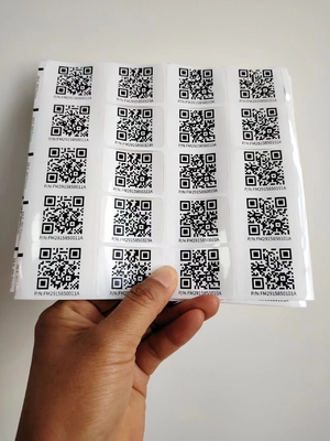 بوسه برش اندازه های مختلف سفارشی هوشمند استیکر Qr برچسب های استیکر