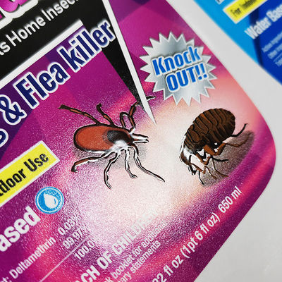 چاپ افست برچسب محصولات شیمیایی روزانه لیبل رول Bopp خانگی