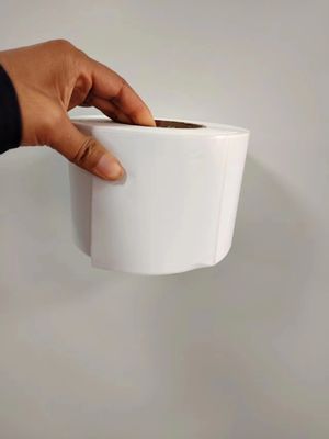 کاغذ حرارتی بسته بندی برچسب برچسب های استیکر مستطیل مات کاغذ ضد آب وینیل